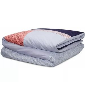 Calvin Klein Julia King Duvet Cover+Two King Shams Patchwork.Brand New!